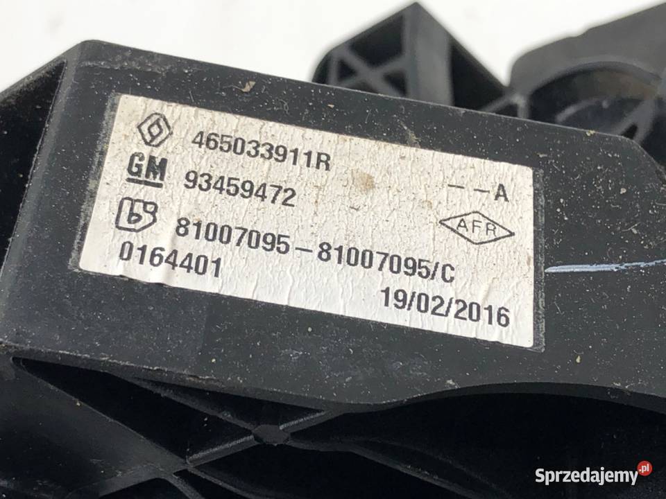 PEDAŁY MANUAL RENAULT TRAFIC III 465033911R 16