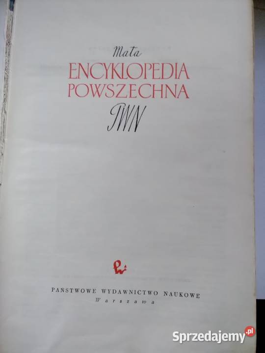 mała encyklopedia powszechna PWN 1959 r Łódź