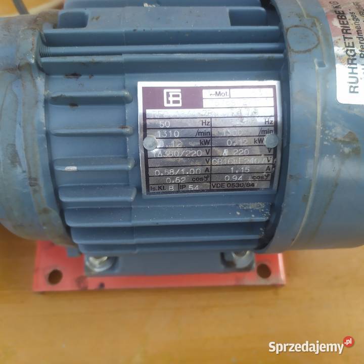 Silniczek elektryczny z reduktorem Pniówek