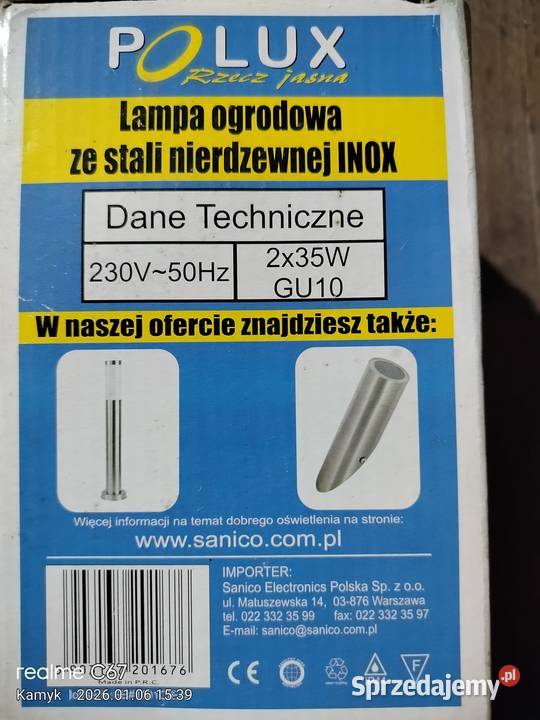 LAMPA ELEWACYJNA Kłobuck