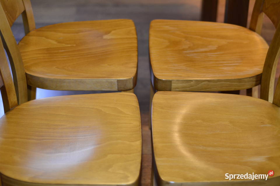 Krzesła drewniane 4 sztuki stan wielkopolskie Poznań