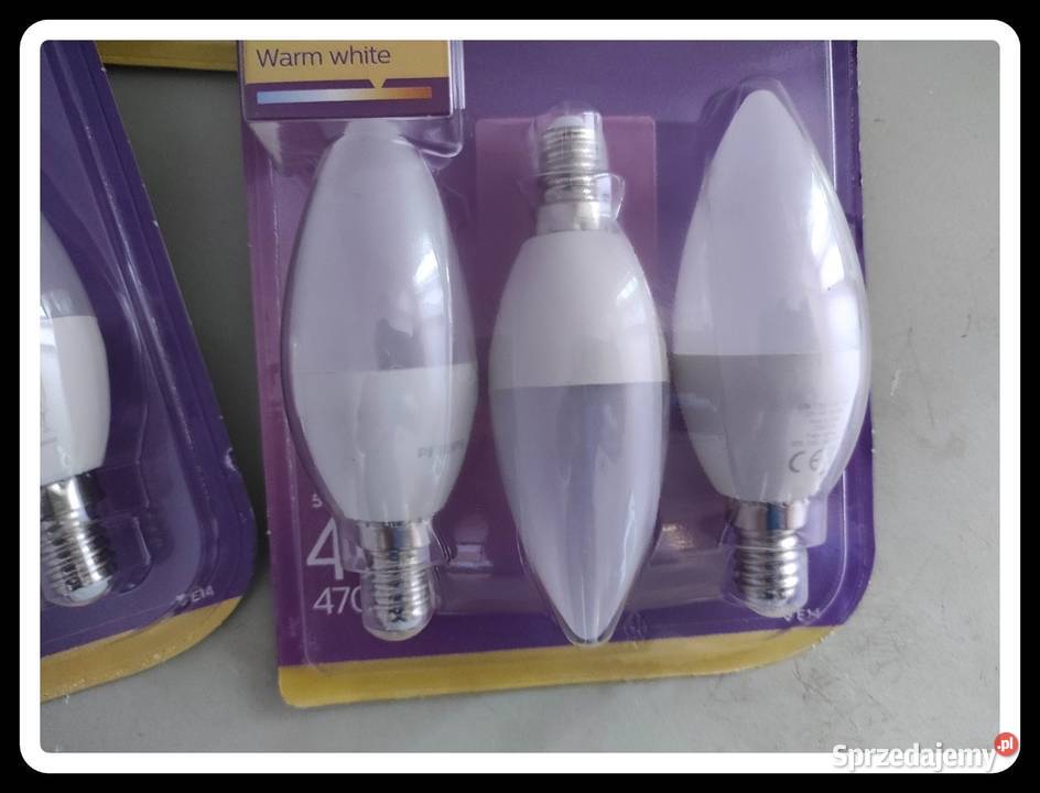 PHILIPS NOWE w blistrach ŻARÓWKI E14 9 sztuk 55W Płock sprzedam