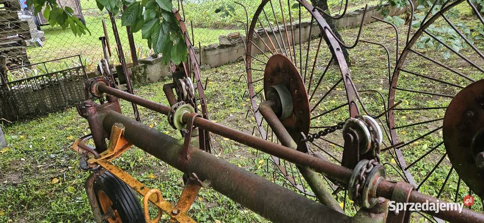 Zgrabiarka 5 gwiazdową uszkodzony Zgrabiarki i przetrząsacze Machnówka