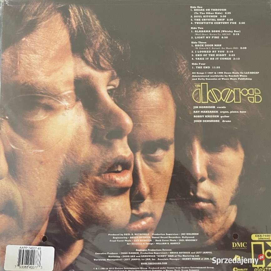 The Doors The Doors 2LP 45RPM 180g USA Analogue Kraków sprzedam