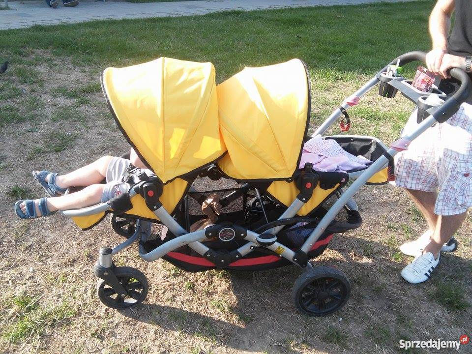 wózek bliźniaczy roku nowe obicie małopolskie Kraków
