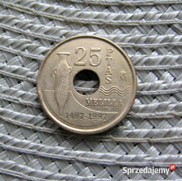 Hiszpania 25 Ptas 1997r Melilla Kalisz