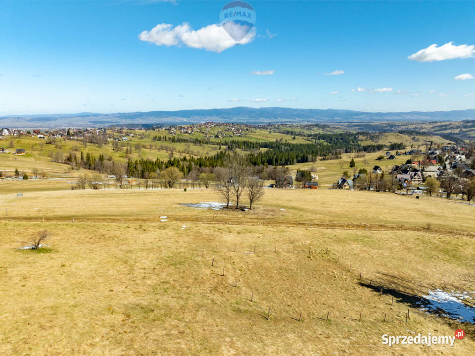 DZIAŁKA BUDOWLANA SIEROCKIE WIDOK NA TATRY małopolskie sprzedam