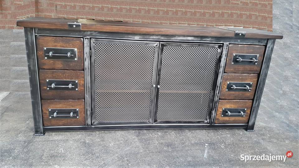 Industrialna komoda TV szafka loft