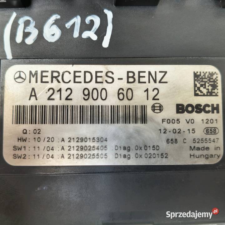 MODUŁ KOMFORTU SAM Mercedes E klasa W212 Chełm sprzedam