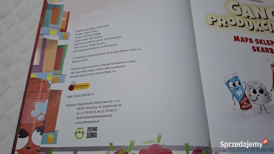 Gang produkciaków mapa sklepowych skarbów ISBN 9788382999075 Czeladź