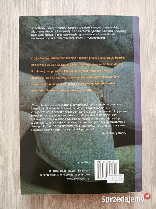 Krótka historia filozofii zachodniej Anthony Kraków