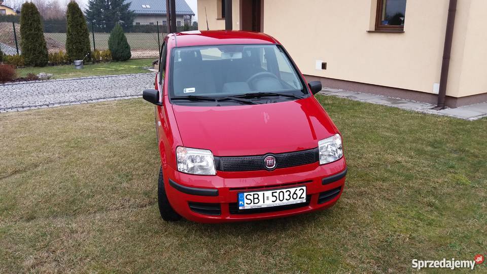 Fiat Panda 11 2009r Czerwony Bestwina radio