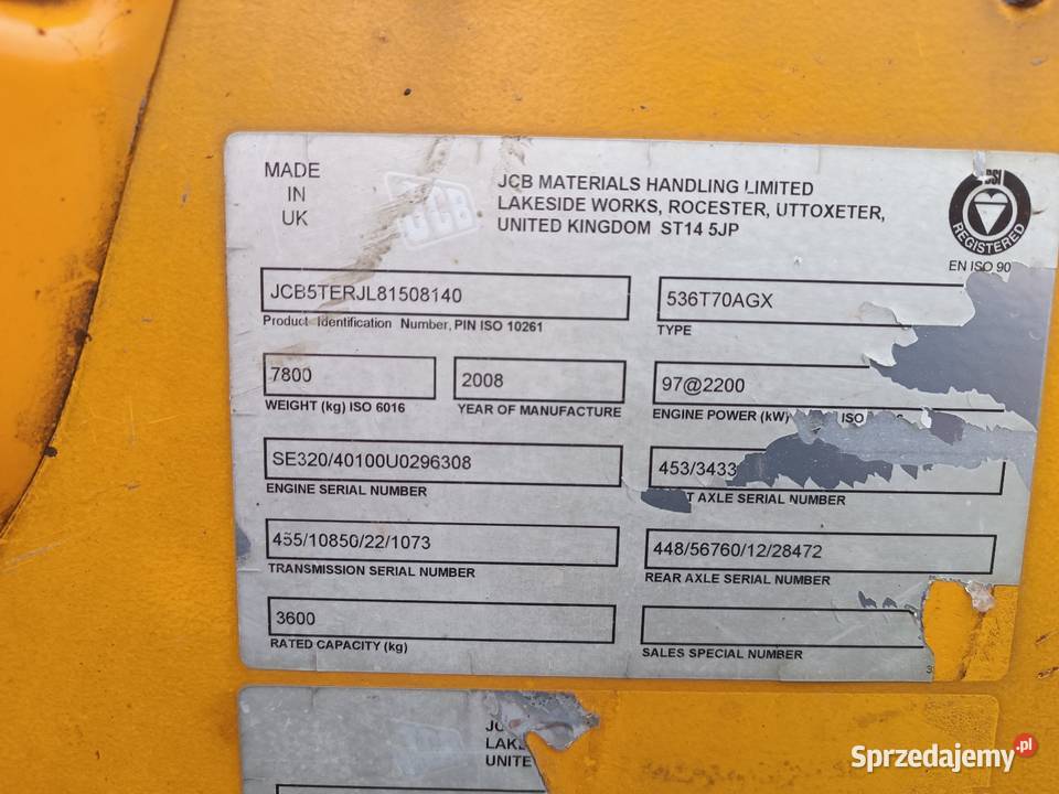 Ładowarka JCB 53670 Agri