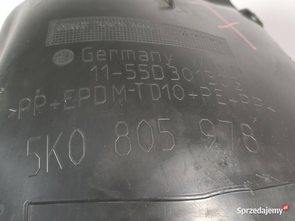 VW GOLF VI NADKOLE PRAWY PRZÓD 5K0805978 Pleszew