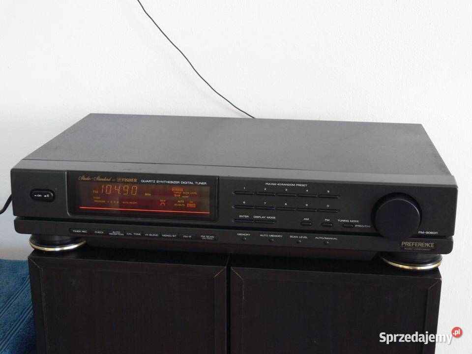 Tuner radiowy cyfrowy Fisher FM9060R WYSYŁKA podkarpackie