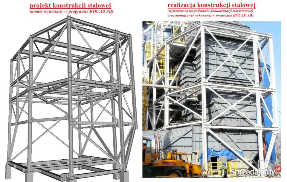projektowanie konstrukcji stalowych projekty Ostrów Wielkopolski