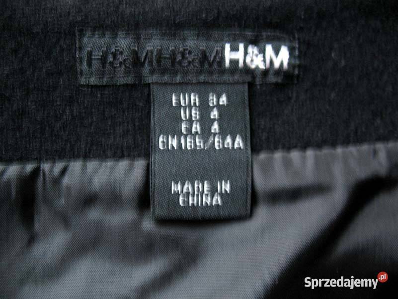 H M Spódnica czarna34 xs pas