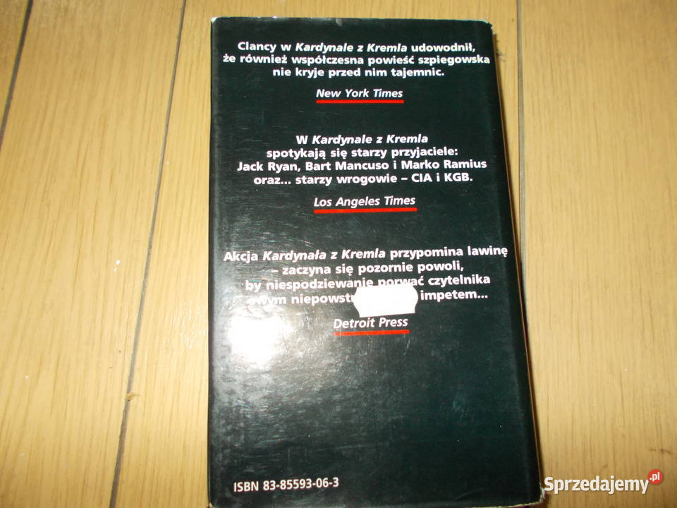 Tom Clancy Kardynał z Kremla Głubczyce