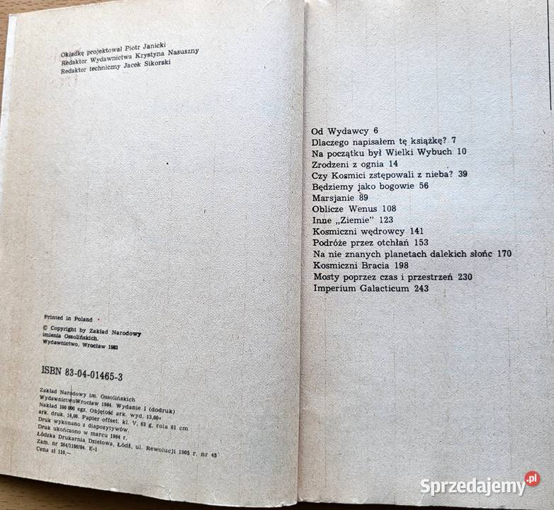 Człowiek i Tamci z kosmosu Olgierd Wołczek Włodawa