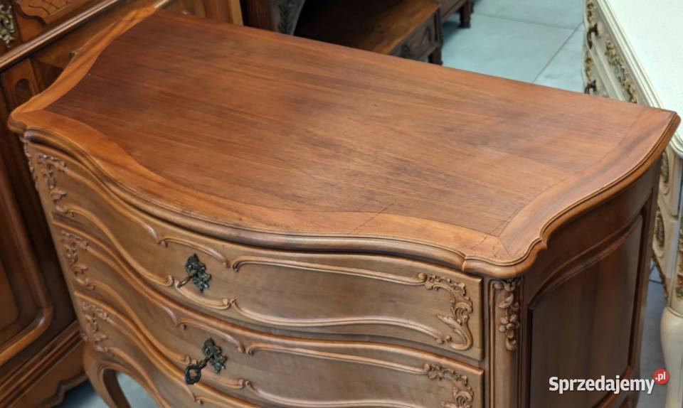 Piękna komoda ludwikowska orzech sklep Dąbrowa śląskie Dąbrowa Górnicza sprzedam