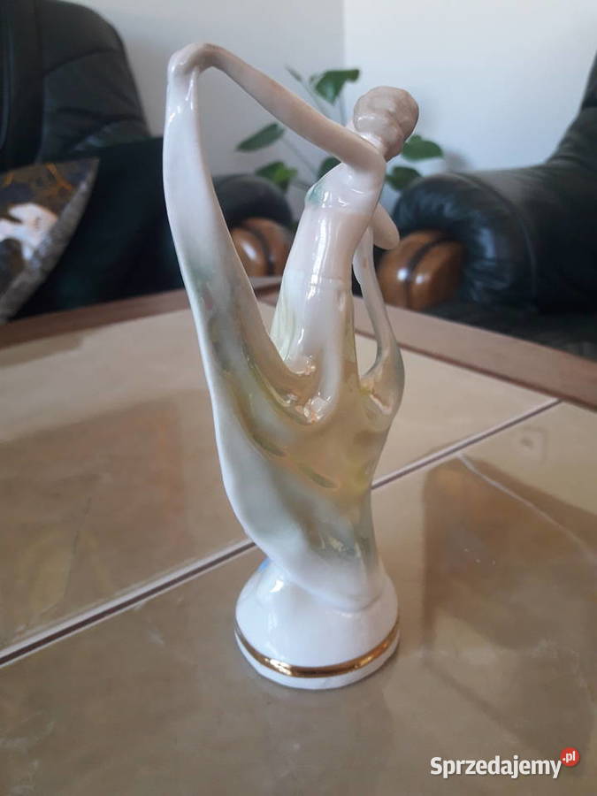 Baletnica porcelana art deco Porcelana i szkło Janów Lubelski