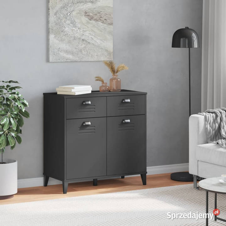 Szafka VIKEN antracytowa 80x40x80 materiał Warszawa