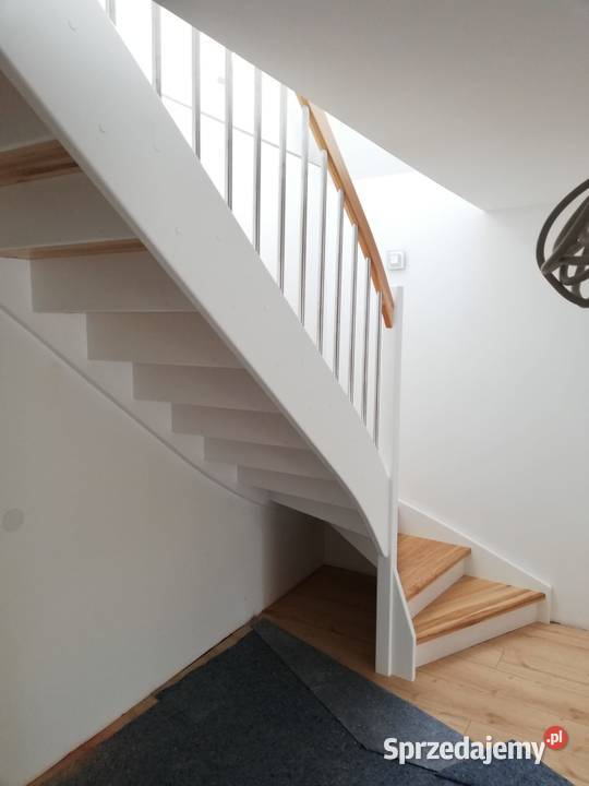 Schody drewniane jesionowe stopnie Szczecin sprzedam