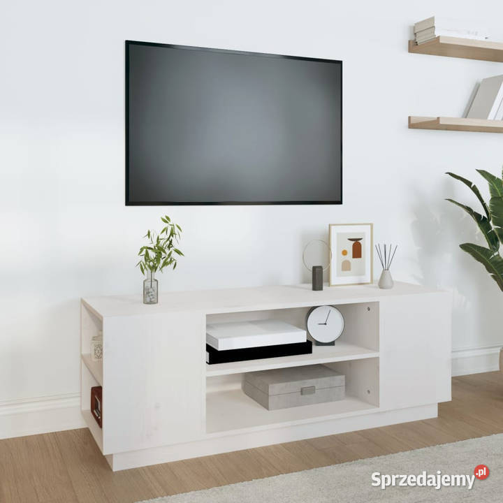 Szafka pod telewizor biała 110x35x405 lite Warszawa