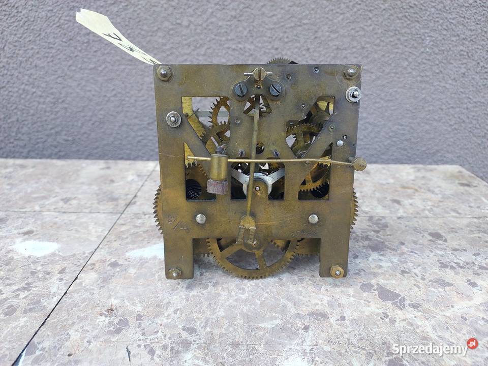 785 Mechanizm starego zegara ściennego Mauthe Tczew
