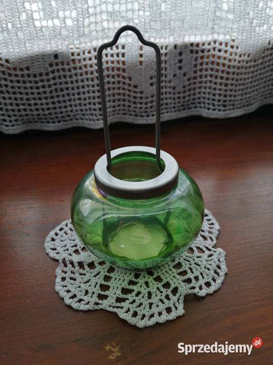 świecznik szklany na małą świeczkę tealight Warszawa sprzedam