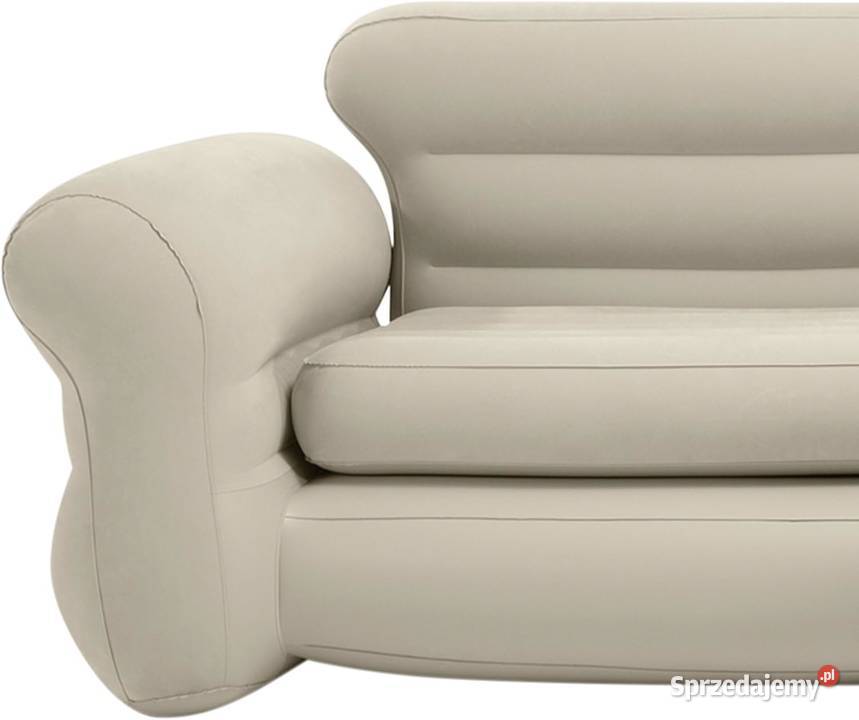 Dmuchana kanapa narożna sofa czteroosobowa 257cm Łóżka i materace