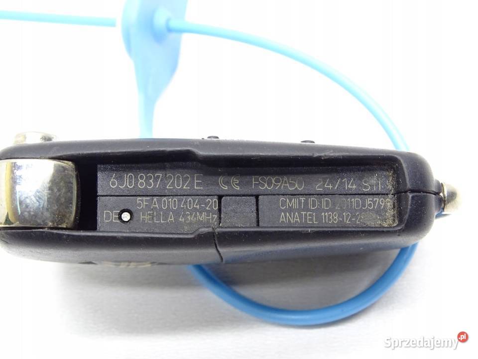 KLUCZYK PILOT NADAJNIK SCYZORYK 6J0837202E SEAT