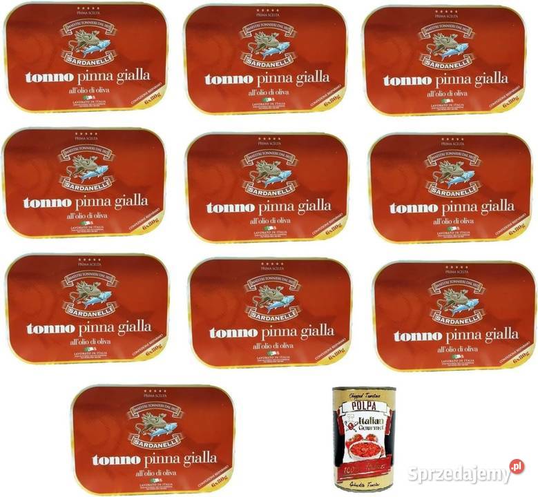 Tuńczyk żółto płetwy w oliwie z oliwek 60 x 80g Delikatesy Świdnica