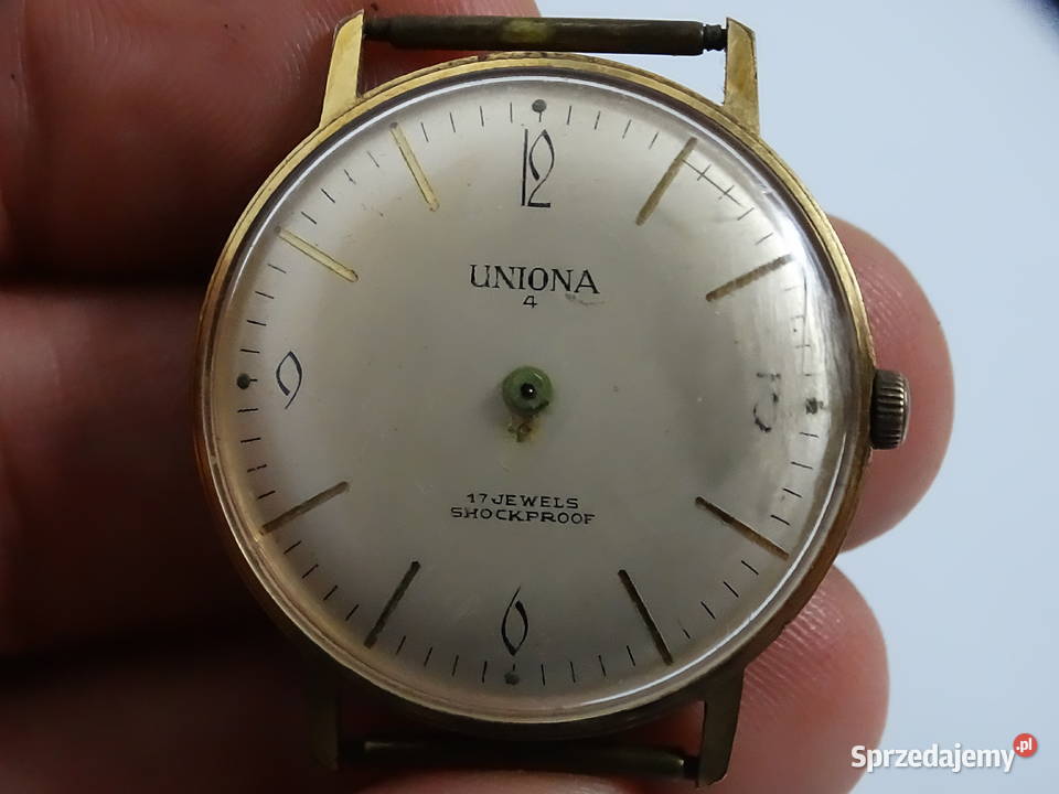 Zegarek mechaniczny UNIONA 17 Jewels Vintage PRL Biłgoraj