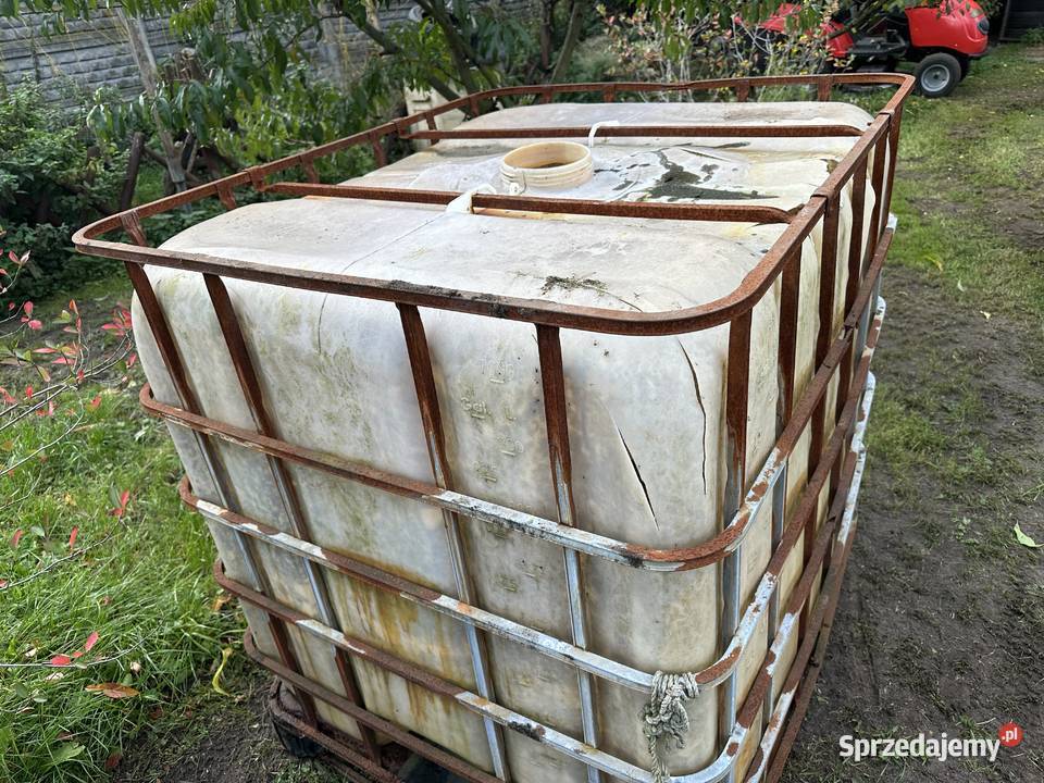 Zbiornik Mauzer 1000l pojemnik plastikowy Poddębice