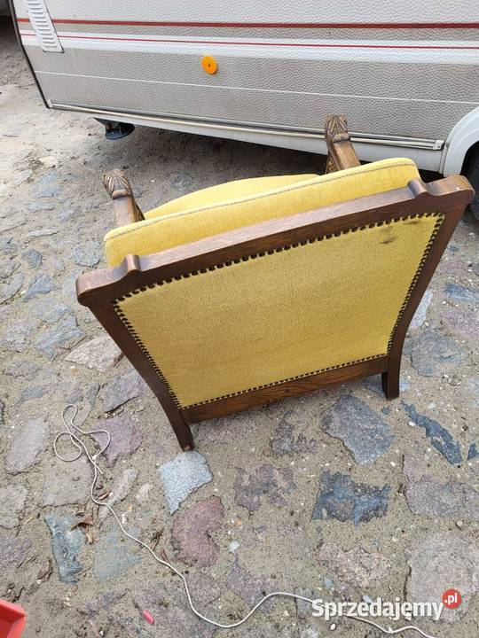 Antyczny fotel w stylu Cheppendele Meble zachodniopomorskie Szczecin