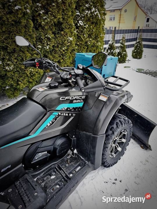Quad CF MOTO 520L ZAREJESTROWANY PŁUG ŚNIEŻNY Zwoleń