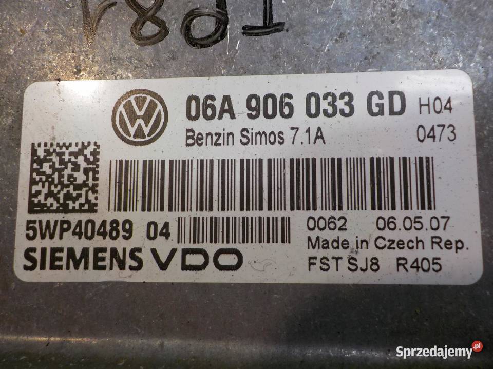 VW TOURAN I LIFT 16 B 07r 5D sterownik komputer Suków sprzedam