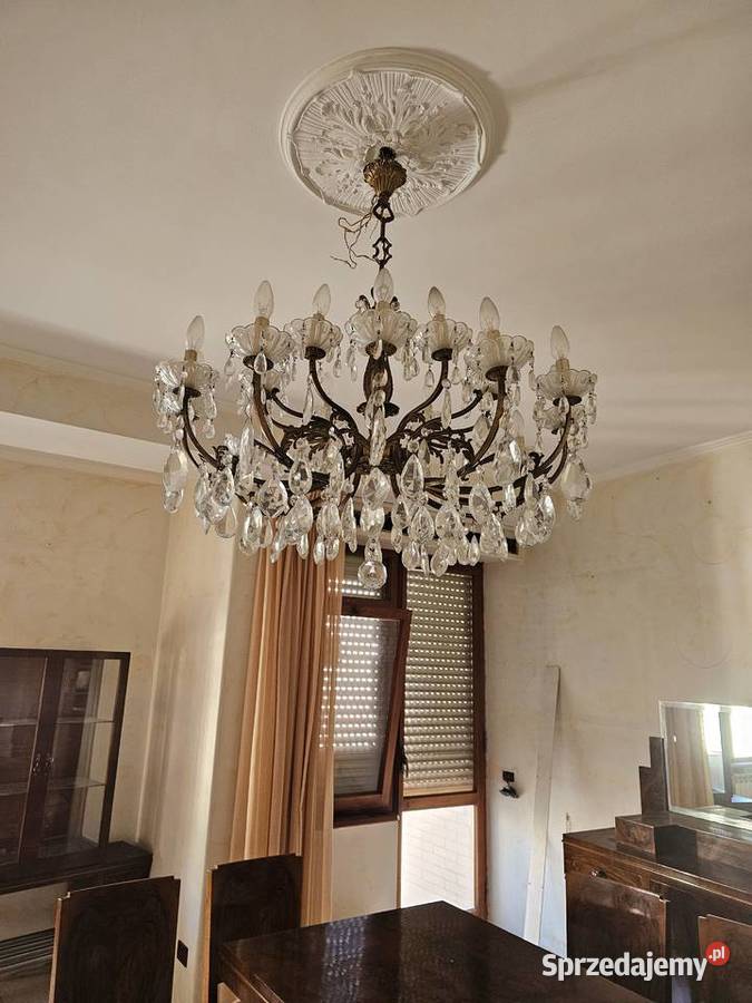 Luksusowy żyrandol kryształowy Maria Teresa 18 Meble dolnośląskie