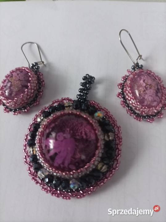 Kolczykiwisiorżywica lekkie beading Częstochowa