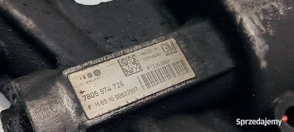 MAGLOWNICA OPEL ASTRA J 7805974726 kujawsko-pomorskie Lipno sprzedam