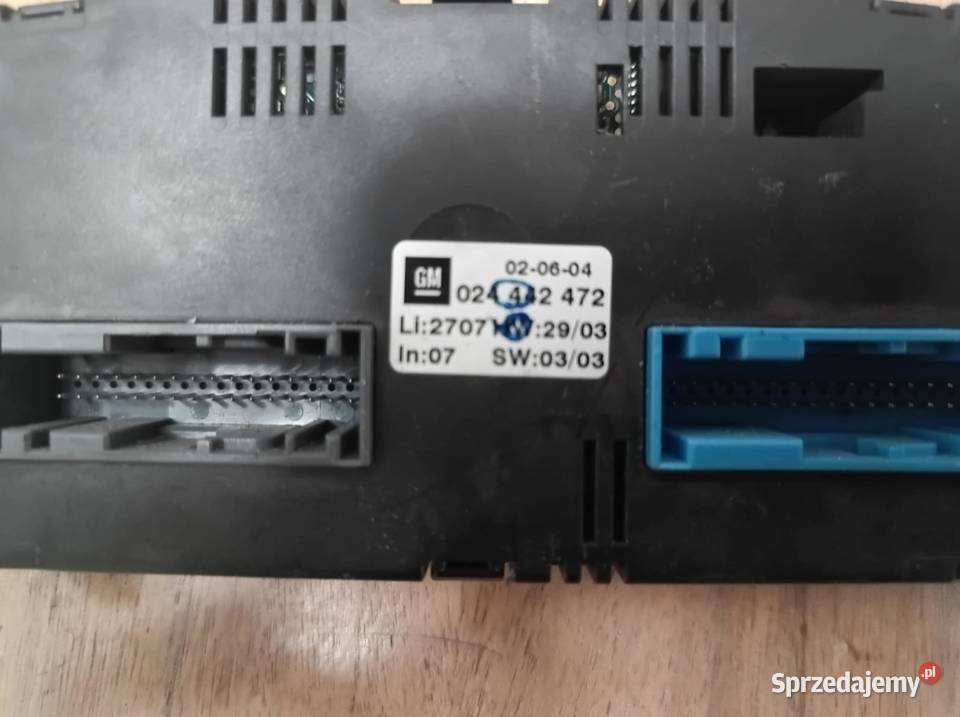 Opel Astra G panel klimatyzacji 024442472