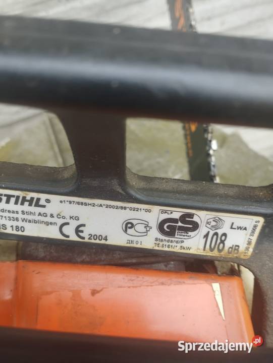 Piła spalinowa stihl ms 180018 wielkopolskie Zbiersk-Kolonia
