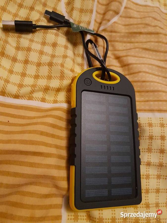 PowerBank solarny z latarką LED Warszawa