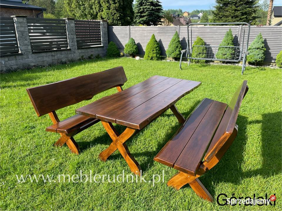 Meble ogrodowe drewniane promocja wysyłka Zestawy mebli ogrodowych Bytom
