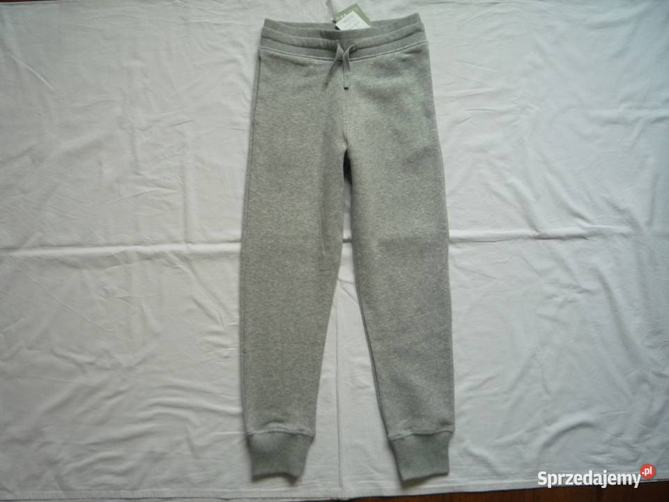 Nowe HM 134140 Szare Spodnie Dresowe z meszkiem H&M Szczecin
