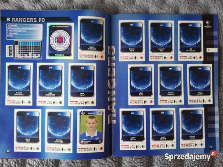 Album PANINI Champions League 20102011 Wronki