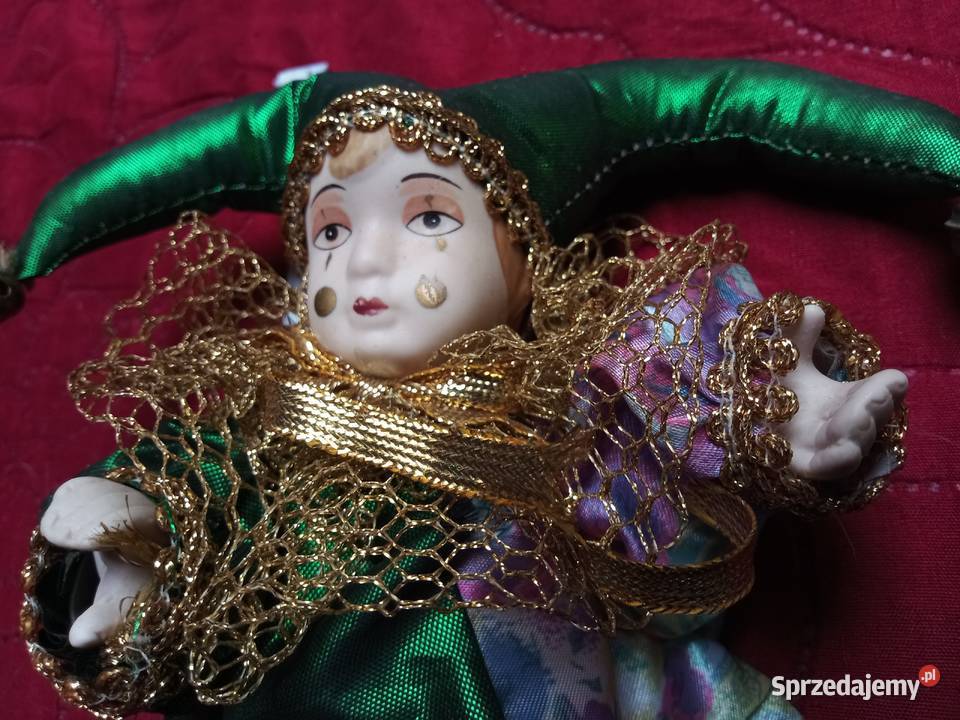 Stara lalka ARLEKIN dolnośląskie Świdnica