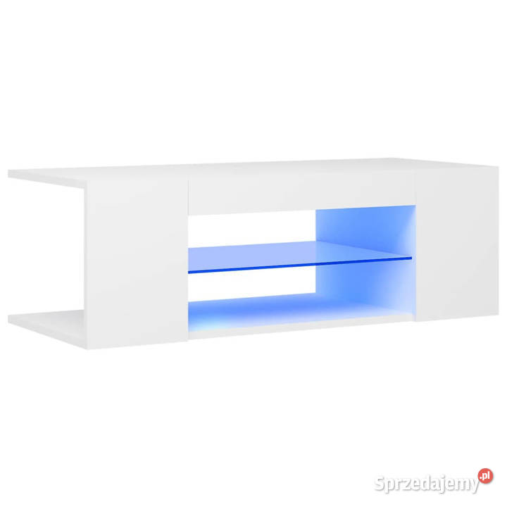 Szafka pod TV z oświetleniem LED biała 90x39x30 Warszawa sprzedam