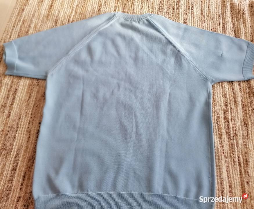 Bluzka z krótkim rękawem niebieskaBistor Łódź